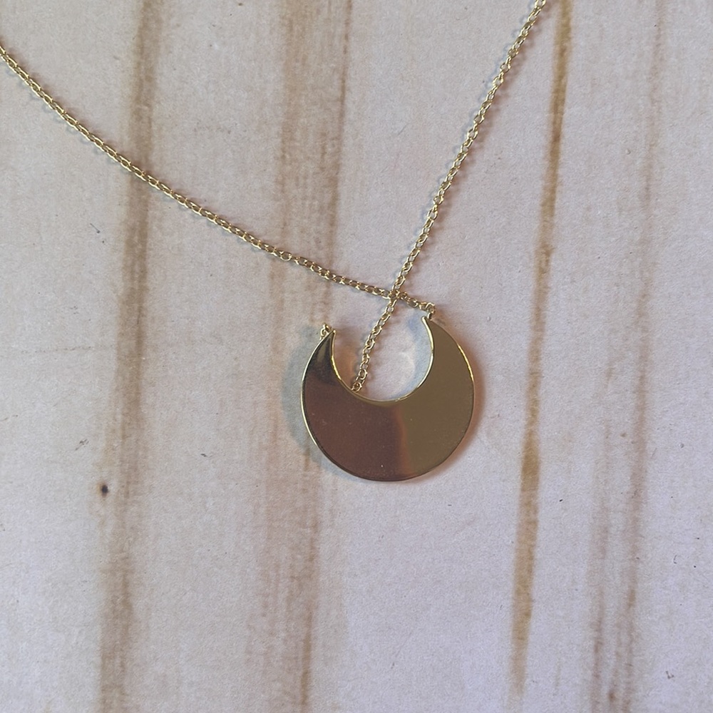 Gorjana Azul Crescent Necklace - Picture 7 of 9